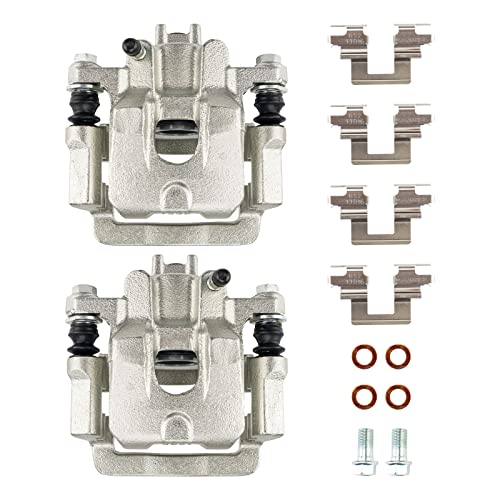 Image of PHILTOP Brake Caliper Rear Compatible with 1998-2007 Accord, 2004-2008 TSX, Brake Calipers Set of 2