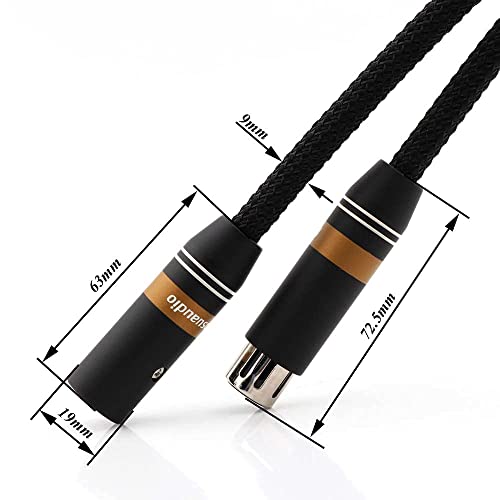 Monosaudio A202 17Awg Audiophile Xlr Cable Xlr Balanced Audio Cable Ofc Copper Silver Plated Xlr Interconnect 2Xlr Male To 2Xlr Female Signal Cord thumb #6