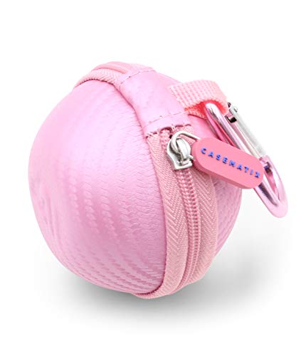 Casematix Smartwatch Travel Case Compatible With Little Tikes Tobi, Tobi 2 Robot Smartwatch - Hard Case For Watch With Carabiner And Accessory Storage, Pink Case Only #TOP5