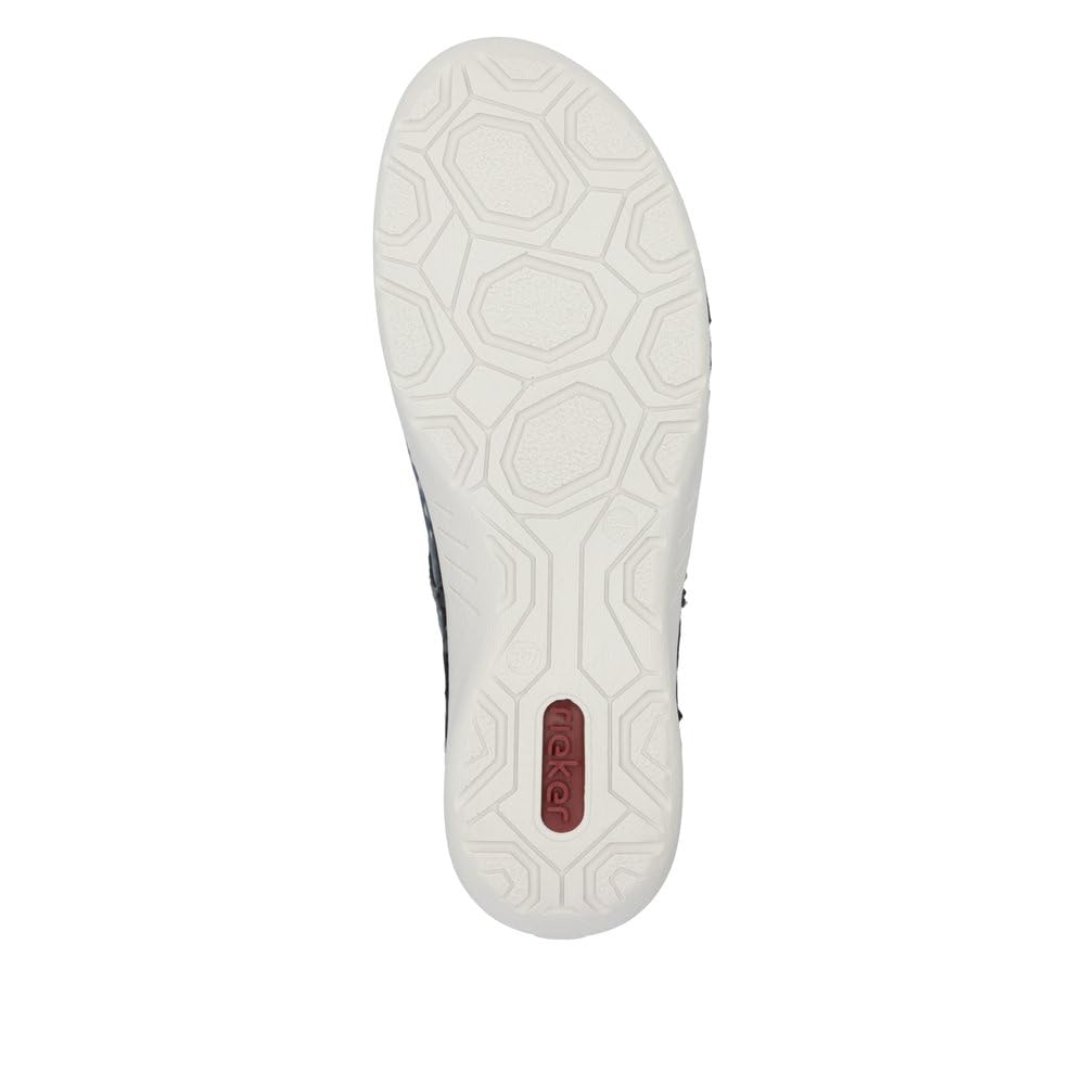 Rieker Femme Chaussures à Lacets 52528, Dame Chaussures Confortables