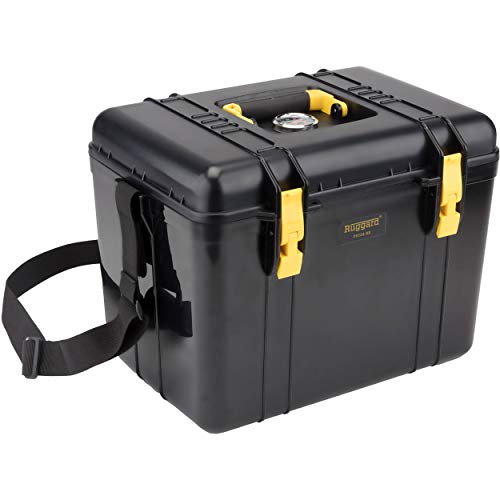 Ruggard Portable Dry Case with Fabric Insert (Black, 22.4L)