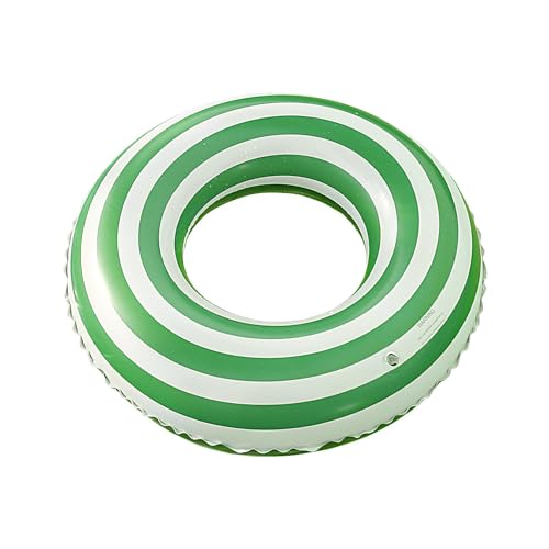 Swimming Ring | Retro Strip Design Fun Inflatable Float for Swimming,Outdoor Safe Gear for Swim Beginner, Kids, Girls, Kids, Boys, Girls