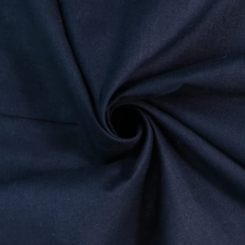 Image of HOULIFE Men's Cotton Handkerchiefs, Solid Color 60S Soft Cotton Hankies for Men Women 6 /12PCS 15.7 inchx15.7 inch