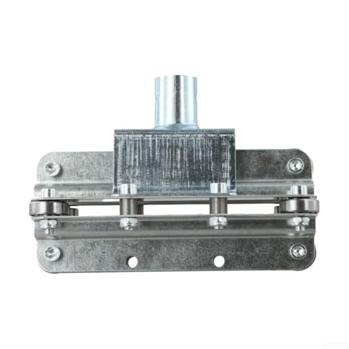 MeevrgR Rullo di pellicola per ventilazione laterale serra - Acciaio zincato 32 tubi Manuale Film Creeper con sistema di puleggia liscia per laminazione copertura in polietilene