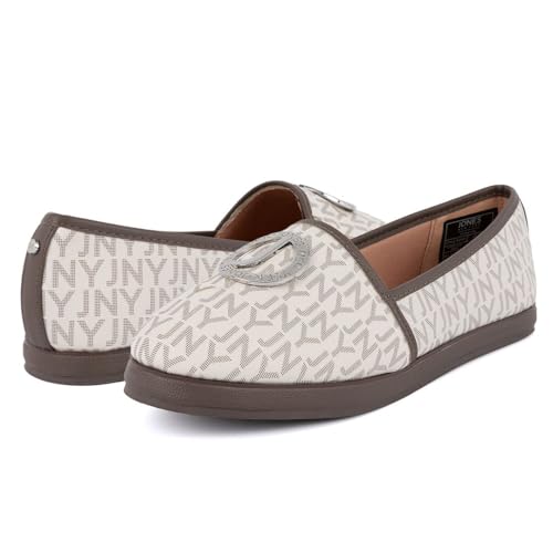 Image of Jones New York Women's Loafer - Casual Slip-On Flat Shoes, Comfortable Round Toe, Available in Wide /Medium Widths