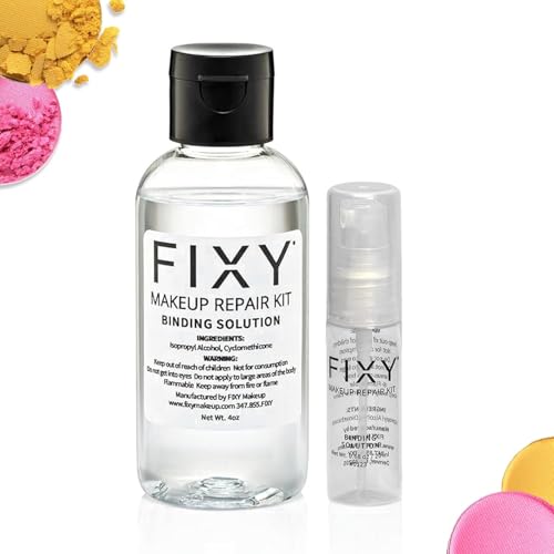 FIXY Makeup Repair Spray - 4oz Solution to Restore Pressed Powders, Eyeshadow, Blush, Bronzer & Highlighter | Vegan, Fragrance-Free, Paraben-Free | Ideal for Makeup Artists & Eco-Conscious Beauty
