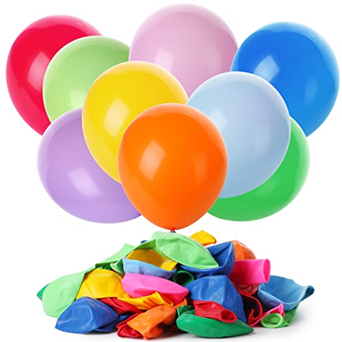 Mr. Pen- Balloons, 12 Inch, 54 Pack, Assorted Colors, Party Balloons, Rainbow Balloons, Latex Balloons, Balloons for Birthday Party, Colorful Balloons, Assorted Balloons, Multicolor Balloons