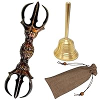 Amazon｜さんこしょ 三鈷杵 バジュラ お清め 鈴付き 金剛杵 巡礼