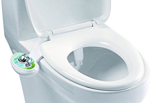 Samitize Attachable Bidet - (Blue 101) Cold - "NEW Unique Design" Self Cleaning Nozzle - Fresh Water Spray - Non-Electric Mechanical, W/A Travel Bidet BONUS
