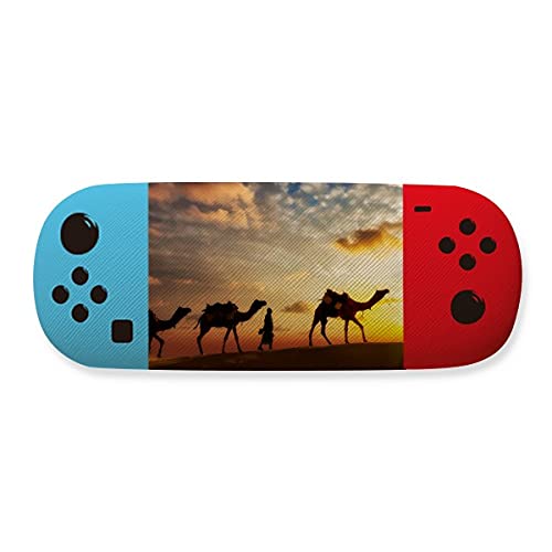 Lunettes de jeu étui de rangement rigide créatif Camel Desert