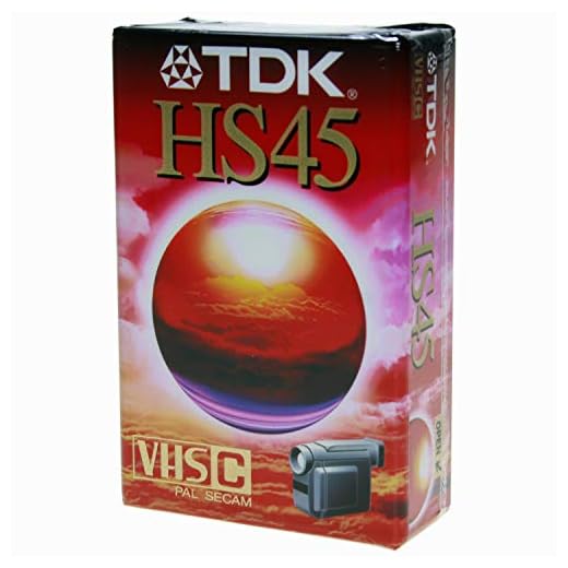 TDK EC-45 HSEN VHS-C videokassett
