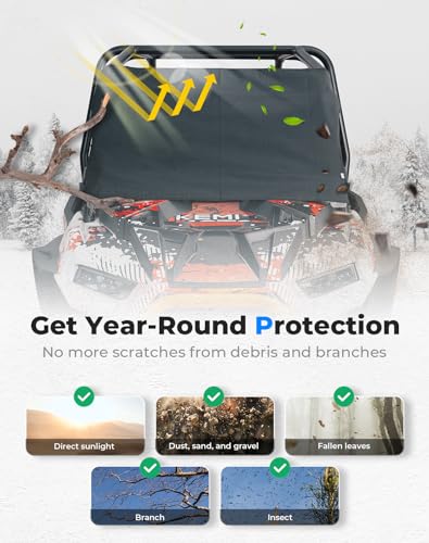 Image of KEMIMOTO 19-23 XP 1000 Windshield Cover 42 inchx25 inch Small Size Waterproof