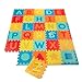 Battat – 82 Pieces Foam Alphabet Floor Mat – Large 55x65in Interlocking ABC Puzzle Mat – Floor Puzzle with Removable Shapes for Babies & Toddlers – 0 Months