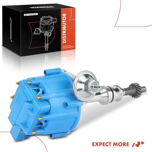 A-Premium Ignition Distributor with Cap and Rotor Compatible with Ford 351C 351M 400 429 460 HEI Distributor 7500 RPM 65K Coil, Blue by A-premium - Image 9