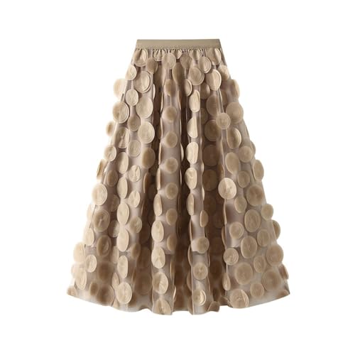 Falda de línea A elegante para ocasiones festivas de otoño