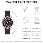 Bisley-38MM-Women-Watch-Large-Face-Easy-to-Read-Waterproof-Watch