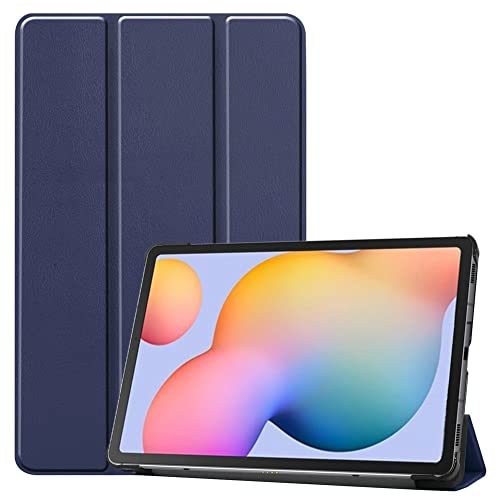 Kepuch Custer Hülle für Samsung Galaxy Tab S6 Lite 2024 2022 2020 P620 P625 P627 P613 P619 P610 P615,Smart PU-Leder Hüllen Schutzhülle Tasche Hülle Cover - Blau