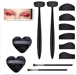 Aplicable a cualquier ocasión: una herramienta de sombra de ojos mágica, sin habilidad, fácil de hacer una hermosa sombra de ojos de color en minutos, se puede usar para maquillaje diario, fiestas, fiestas de cumpleaños, bodas, Halloween y otras ocasiones. Pequeño y portátil, fácil de transportar, fácil de aplicar maquillaje en cualquier momento y en cualquier lugar.