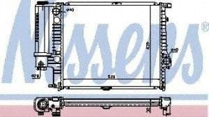 Nissens Radiator - 60743A