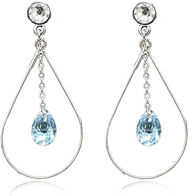 独特の素材 K10PG アクアマリン イヤリング ネジ式 ピアス - www