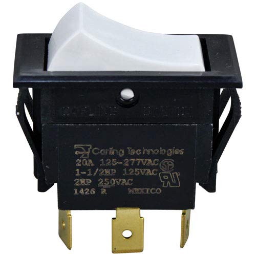 Exact FIT for Jade 200-356-000 Switch, ON/Off/ON White Rocker - Replacement Part BY MAVRIK