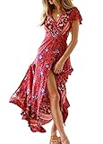rotes enges kleid h&m Boho Maxikleider, sehr geeignet für Alltag, Festliche, Party, Club, Urlaub usw, machen Ihnen charmant und sexy