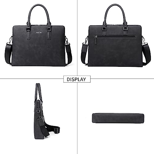 FSD. WG Business Bag Leather Messenger Bag Water Resistant Business Travel Briefcase Handbag Briefcase for Men3