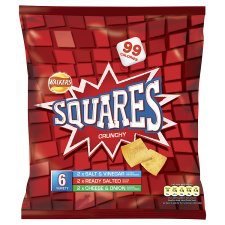 Squares Variety Snacks 6 X 27.5G
