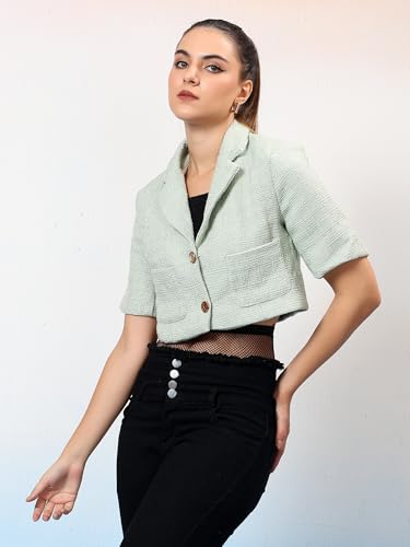 Image of KOTTY Bold & Beautiful Women's Solid Color Blazer - The Ultimate Style Statement