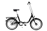 ✅ 20 Zoll Klappfahrrad mit tiefem Einstieg | Faltrahmen in U-Form | 41 cm hoch