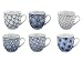 Produktbild Borella Casalinghi Beta Tassen ohne Untertasse Amalfi 6 Stück blau