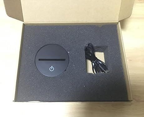 YANGHX FUGEST 3D Night Light Headphone Shape Touch Table Desk Lamps 7 Color Changing Lights (Color: Multicolor)