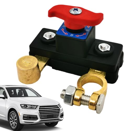 Interrupteur de Déconnexion de Batterie - Dispositif Rapide 12V 24V pour Batterie Auto | Équipement Sécurité Anti-Fuite pour Stationnement et Déplacements