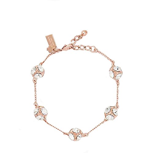 Kate Spade New York Lady Marmaladeブレスレット – クリア/ローズ – ゴールド