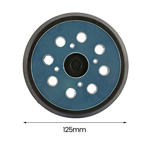 Round Hook and Loop Backing, 5 Inch 8 Hole Sander Pad Replacement - Image 4