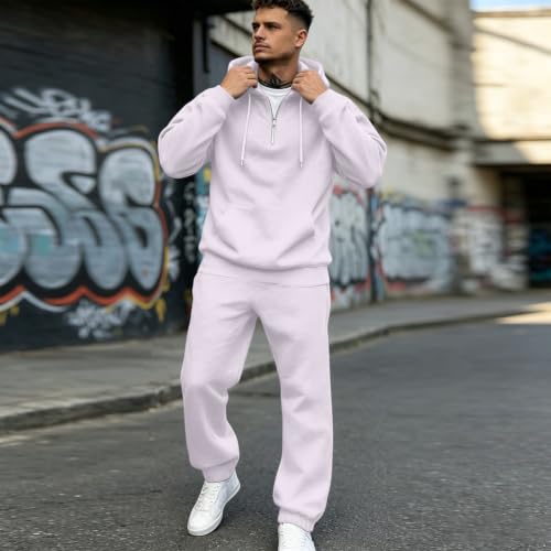 Sweatsuits for Men 2 Piece Sets Oversized Ligh Weight Work Out Jogging Sets - image 6