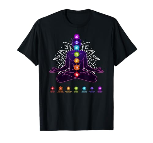 Yoga Chakra Spiritual Body System Meditation T-Shirt