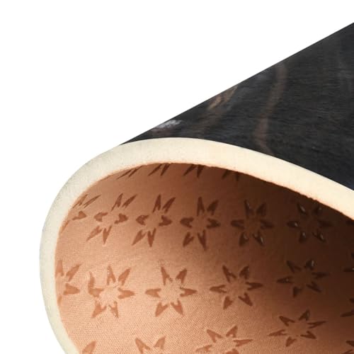 Tapis de sol labrador noir doux grand format 203 x 147 cm pour salon moderne - 8