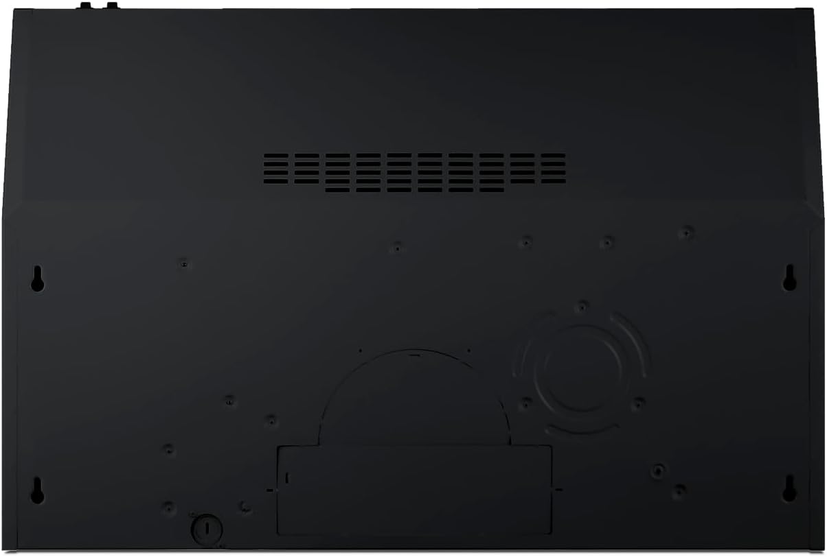 Summit 30” Under Cabinet Convertible Range Hood, Convertible Range Hood, ADA Compliant, Black- HC30BBADA