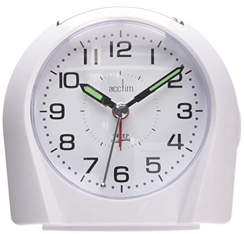 Acctim 14112 Europa Reloj con Alarma, Color Blanco Cover
