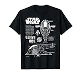 Star Wars Slave One Ship Schematic T-Shirt