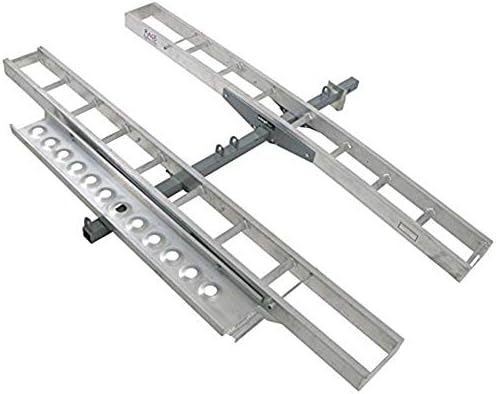 Double Motorcycle or Dirt Bike Hitch Carrier 600 lb Capacity Aluminum 75" Track Length Each