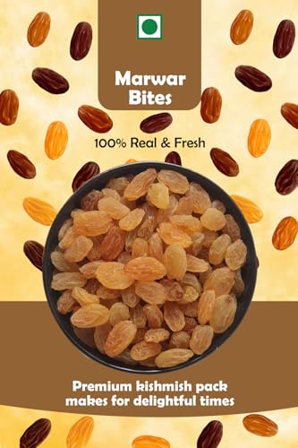 Image of MarwarBites Raisins Seedless I 500g,I Kishmish, Dry Fruits Source Of Potassium, Healthy & Nutritious