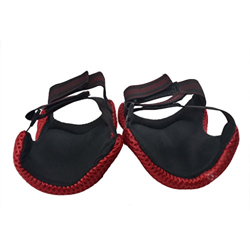 ZXTDR Kids Knee Pads Elbow Pads Wrist Guards Protective Gear for Skateboarding Biking Riding Cycling (Red) - Thumbnail 2