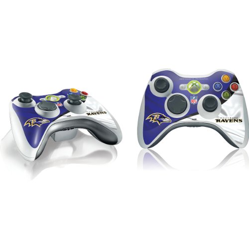 Skinit Decal Gaming Skin Compatible with Xbox 360 Wireless Controller - Officially Licensed NFL Baltimore Ravens Design