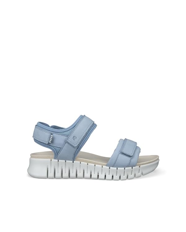 ECCO Women's Gruuv Sol Sandal, DUSTY BLUE NUBUCK, 8-8.5 by ECCO - Used condition - Image 3