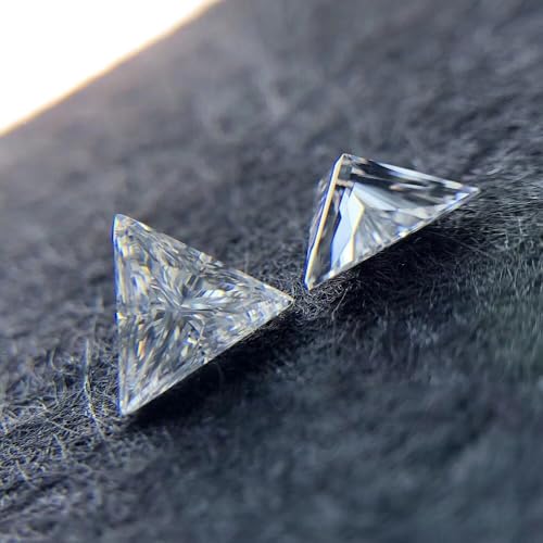 High Clarity D Colorless Trlangle Moissanite Diamond Loose Moissanite Stone2