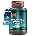 Magnesium Taurate Capsules 507mg Supplement with Vitamin B6-2 in 1 Magnesium Taurate Supplement 120 Capsules Support Energy & Muscle Function, Men & Women, 120 Days Supply Heart by The Good Guru
