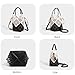 Purses and Handbags for women Designer Bucket Bag Fashion Top Handle Satchel Shoulder Bags (Black)