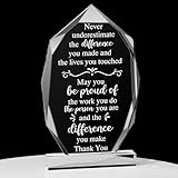 Yookeer Thank You Gift for Employees Coworker, Be Proud of the Work You Do Work Anniversary Christmas Appreciation Gift for Women Men Colleague(Stylish Style)